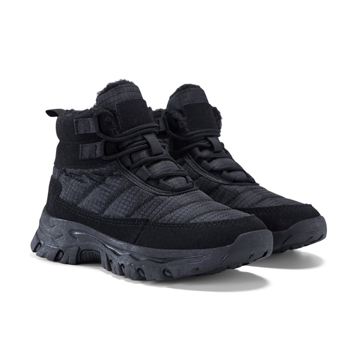 Boys & Girls Non-Slip Winter Snow Boots, Warm Fleece Lined Outdoor Boots for Daily Wear, School & Outdoor Play
