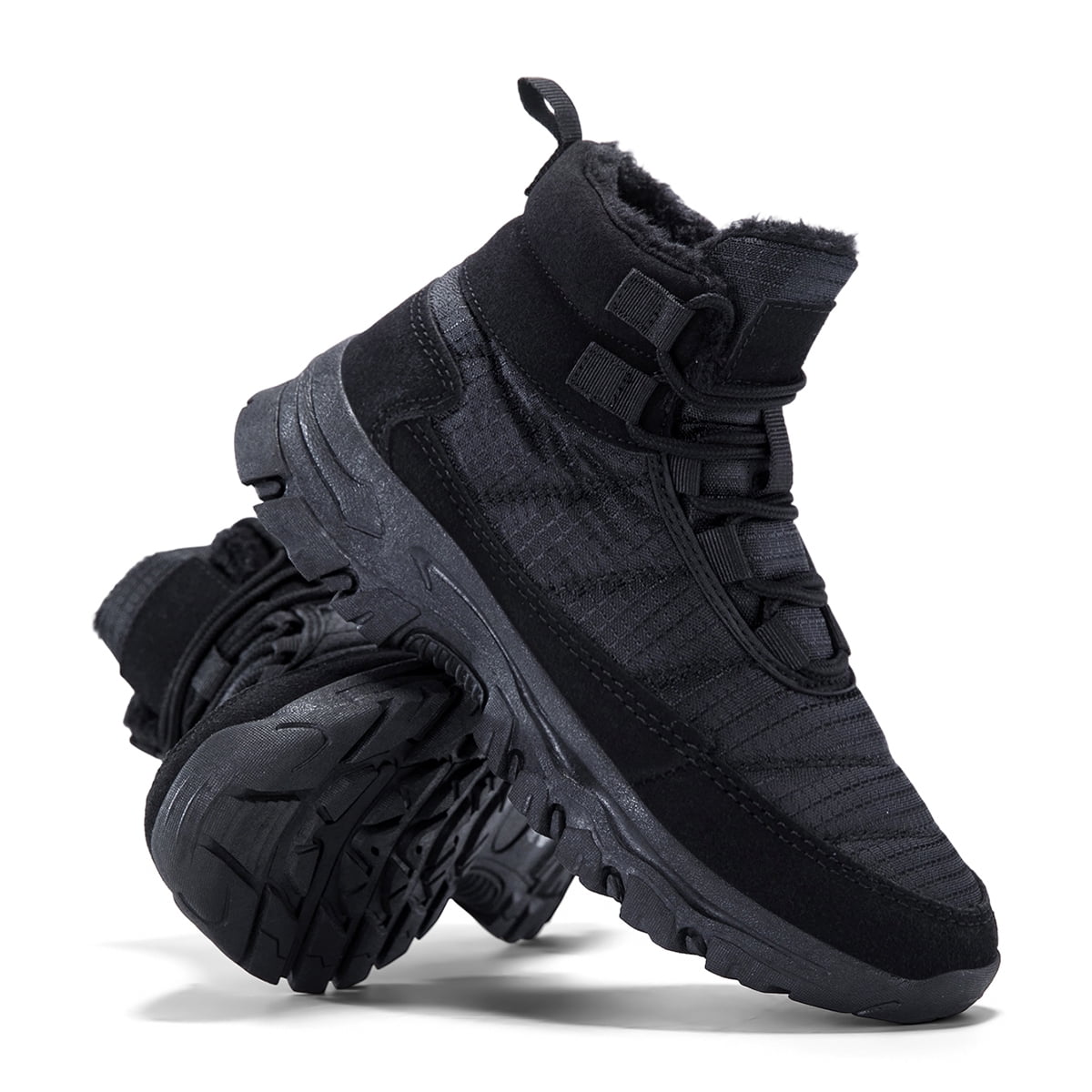 Boys & Girls Non-Slip Winter Snow Boots, Warm Fleece Lined Outdoor Boots for Daily Wear, School & Outdoor Play